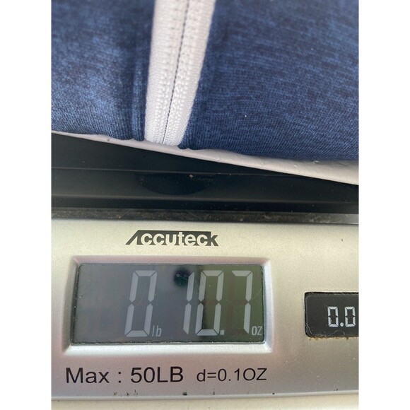 Under Armour Women Qualifier Hybrid Warm Up Jacket Size XS Blue Cold Gear Zip Up - Picture 15 of 15